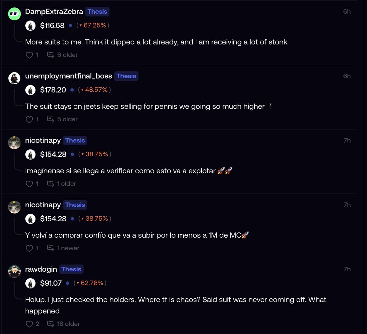 btcbongo's tweet photo. woke up -> read the $suit thesis on fomo -> everyone is down but still bullish

good meme, good community

let's make today count

gSUIT https://t.co/hR9o7K1J3E