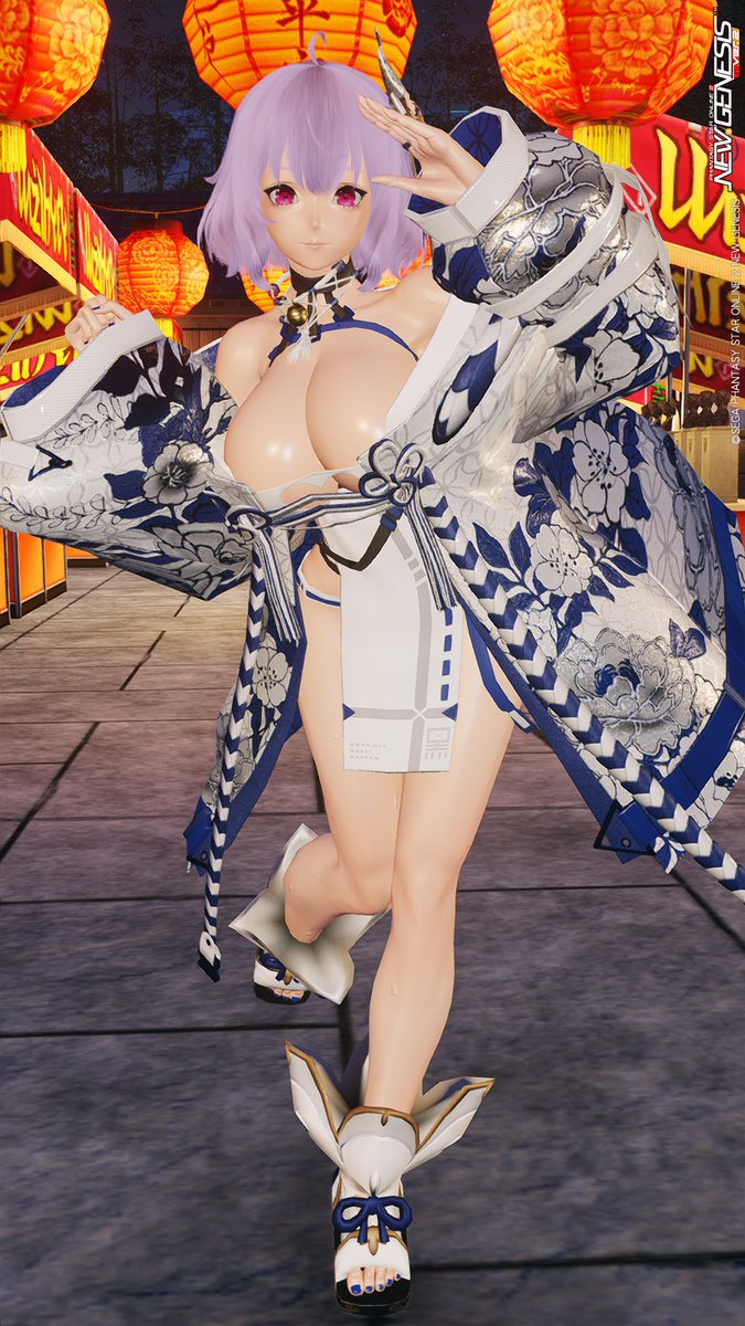 bien_mittyaPSO2's tweet photo. #PSO2NGS_SS 
#PSO2NGS 
#メンテの日なのでssを貼る
さて、今日はそろそろ寝…ずに夜のオシゴートをしましょうか。
眠気は段々と増して来てるかもしれないけど、
それより豪雨の方がこわいという🌧
では、おやすみなさいですよー！( ˘ω˘)ｽﾔｧ

おまけ その2312：美艶式和装 ポポナちゃん👘 https://t.co/D5sl2UYt4u