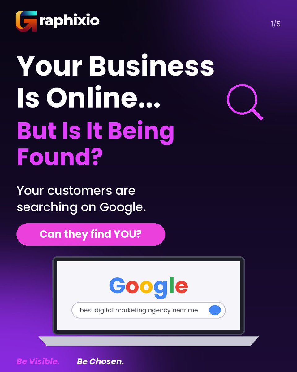 _Graphixio's tweet photo. 🚀 Your Business Deserves More Than Just an Online Presence.

At Graphixio, we turn digital strategies into real business growth. 📈

From SEO &amp; Social Media Marketing to Google Ads &amp; creative content, we help brands reach the right audience, build visibility. https://t.co/D8EfhcnuxF