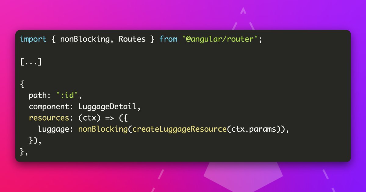 ManfredSteyer's tweet photo. Angular 22.2 was released last week 🚀

It brings Error Boundaries, Router Resources, and a few other nice additions.

Article in the comments 👇 https://t.co/iWWYO65mQS