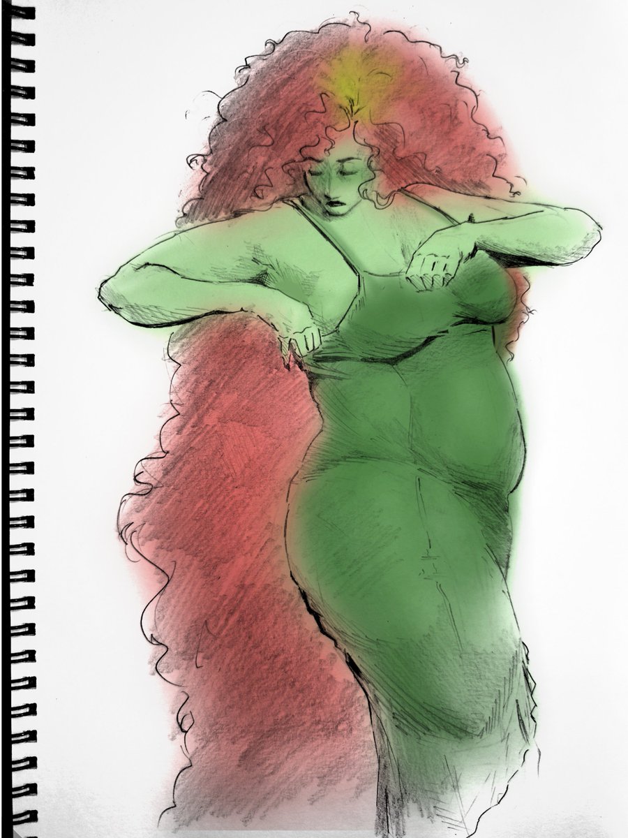 zi0n_RAAAAHH's tweet photo. That one art trend rn #poisonivy https://t.co/2WIi120yYw