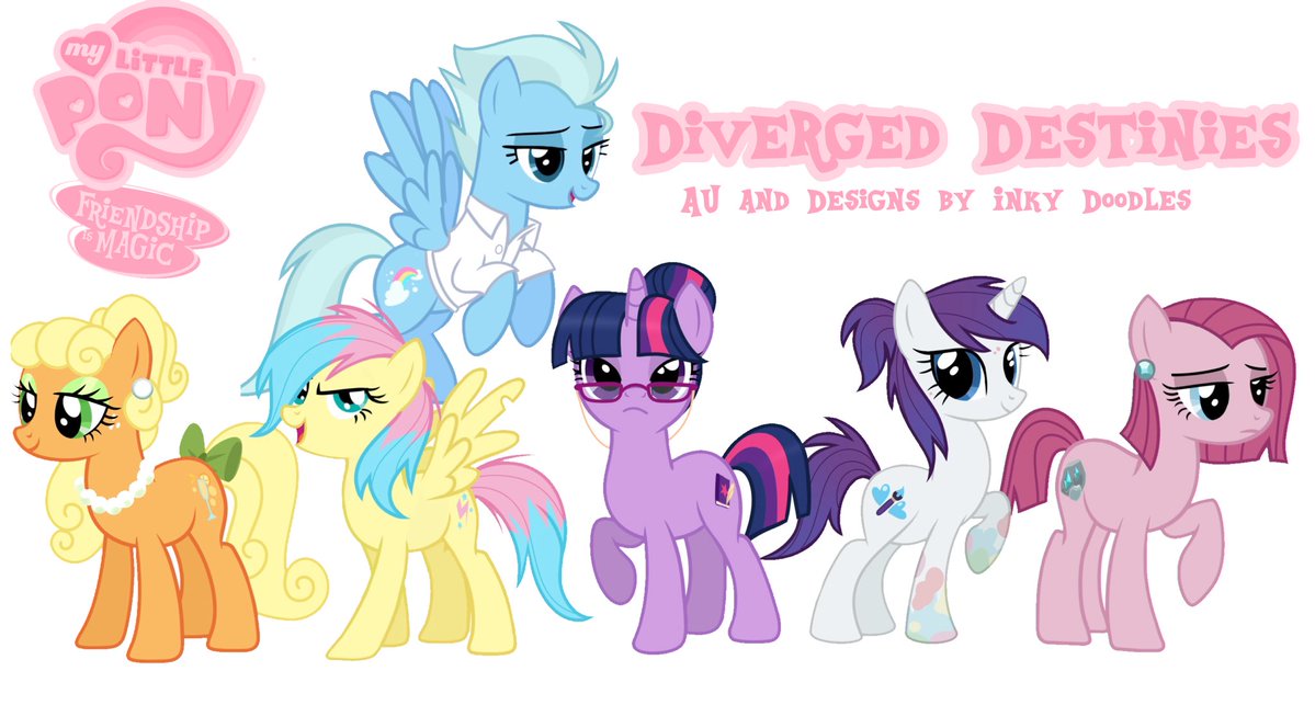 DoodlesInky's tweet photo. MLP - Diverged Destinies AU

can you guess what happened to set everything off track?

#mlp #mlpau https://t.co/jp93fhCYVK