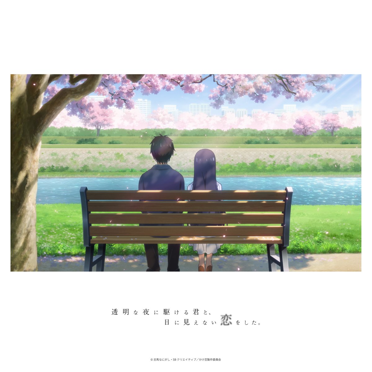 anime_kakekoi's tweet photo. ⠀⠀⠀｡˚ ────────── ⋆｡˚　　　

　　　      Scenes of Kakekoi
                            034
　　        #12 「一生の想い出」

　　 ｡˚ ────────── ⋆｡˚　　　

TVアニメ『透明な夜に駆ける君と、目に見えない恋をした。』

📺ABEMAにて第1話～第12話
一挙無料配信中！
https://t.co/qoGFBybIFe

▼Blu-ray BOX　　　
『透明な夜に駆ける君と、目に見えない恋をした。』Blu-ray BOX
🌃 2027.1.27 Release 🌃

ジャケットはキャラクターデザイナー描き下ろし🫧🫧

また、原作・志馬なにがし書き下ろし小説「春を咲かせる」(約130P)を封入！

好評予約受付中！
https://t.co/6PPxPGOBOK

▼配信情報
【地上波同時・先行配信】
ｄアニメストア・U-NEXT・アニメ放題にて
7月6日より毎週月曜日22:00～
その他、各配信サイトにて
7月9日より毎週木曜日22:00～順次配信開始
※配信開始日は変動する場合がございます。予めご了承下さい。

【先行配信】
・ｄアニメストア
・U-NEXT
・アニメ放題

【見放題サービス】
・ABEMA
・Prime Video
・DMM TV
・Hulu
・Lemino
・アニメタイムズ
・バンダイチャンネル
・TELASA
・J:COM STREAM
・milplus
・ニコニコ
・FOD
・AnimeFesta
・TVer

▼公式サイト
https://t.co/CanTp27YyH

#anime_kakekoi #かけ恋 #入野自由 #早見沙織 #小原好美 #阿座上洋平