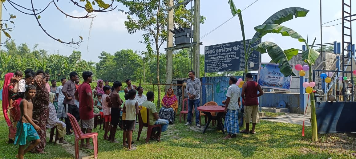 JJM_Assam's tweet photo. #JalArpan | The Jamadarbari Pathar PWSS and Khudnabari Pathar PWSS under Chakchaka Block in Barpeta, were handed over to the community through a formal Jal Arpan programme. 

#JJMAssam 

@CMOfficeAssam 
@KPaulAssam 
@jaljeevan_ 
@DoWRRDGR_MoJS 
@dcbarpeta_ 
@JJMBarpeta https://t.co/0i5KY1DJnj