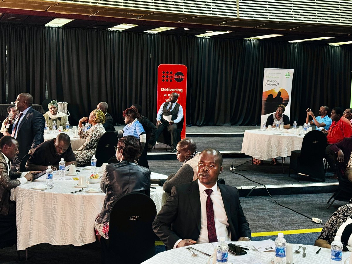 UNFPA_Zimbabwe's tweet photo. 🔴 Happening Now!

The conversation on the future of equitable healthcare financing is underway. 🏥🇿🇼

Stakeholders are gathered to review progress and reflect on the implementation of the Community Health Equity Fund (CHEF) an innovative health-financing model aimed at expanding equitable access to quality healthcare for communities.

The CHEF Review Meeting brings together the @CityofHarare, @UNFPA_Zimbabwe, @ZBForYou, Government, civil society, private sector and other partners to take stock of progress, identify gaps and discuss the way forward for a sustainable and scalable model.

Today’s focus: turning partnerships and innovation into stronger, more equitable health systems for communities.

#CHEF #HealthEquity #UniversalHealthCoverage