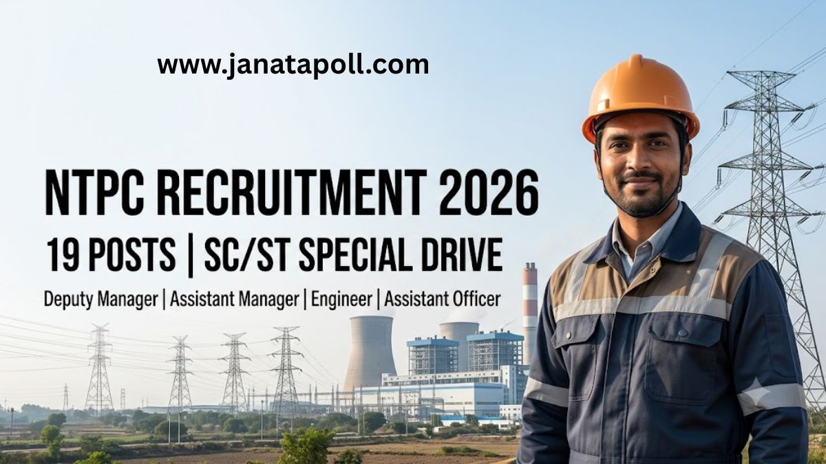 janatapoll's tweet photo. NTPC Recruitment 2026: 19 Deputy Manager, Assistant Officer Posts – Apply Online https://t.co/QO7uBZEjpd https://t.co/ZWWCkWKsmO