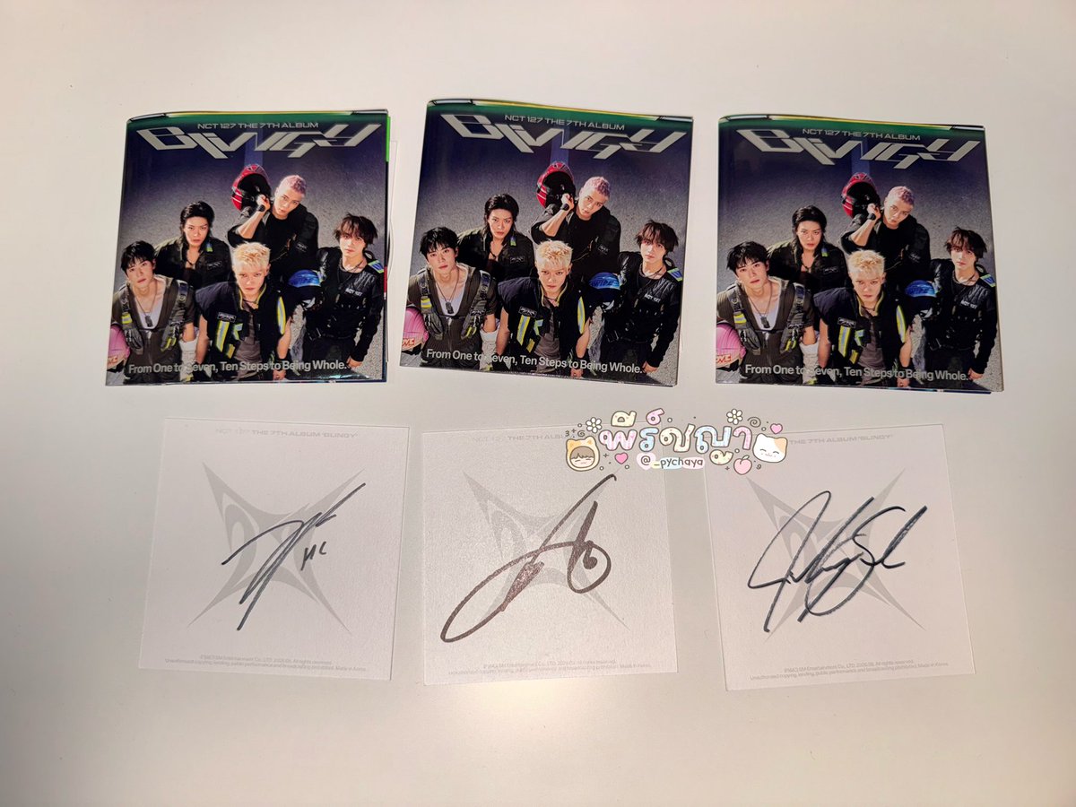 _pychaya's tweet photo. WTT / Want to trade 
หาแลก บั้ม127 เวอร์เมกา
Blingy Poster ver. ไซน์สด

เรา : แฮชาน จอห์นนี่ ยูตะ
คุณ : แทยง

#ตลาดนัดnct #ตลาดนัดnct127 https://t.co/e7XIuRPND0