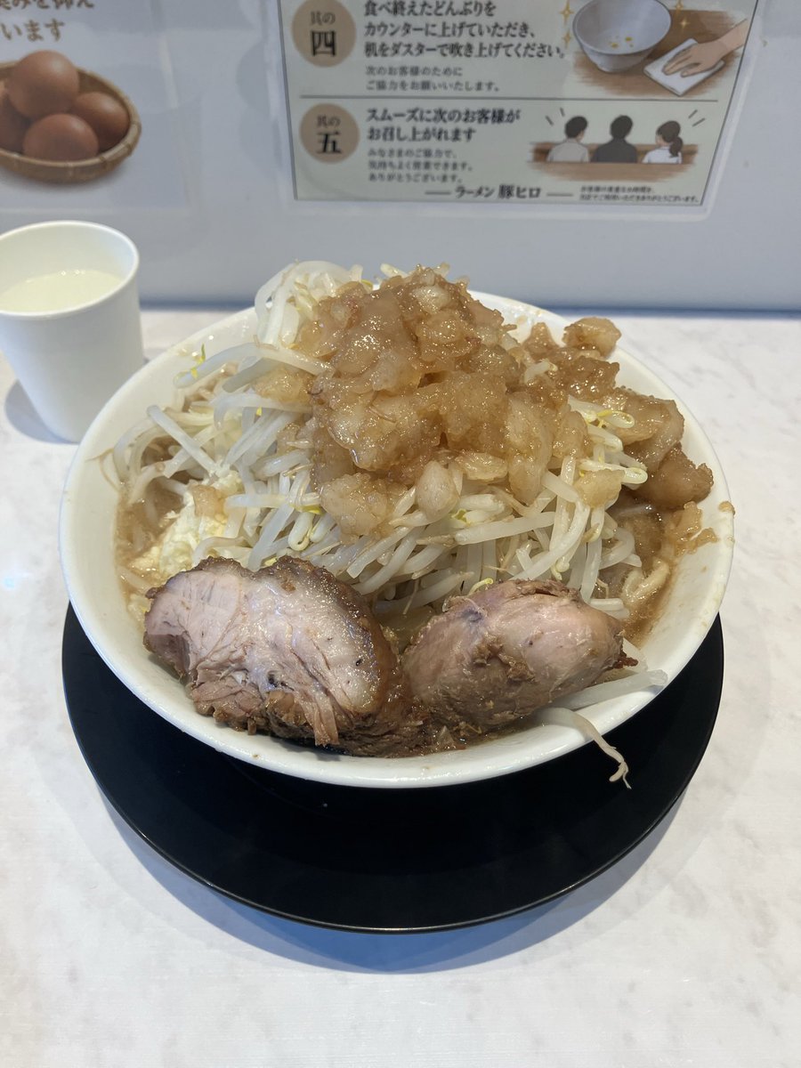 nyaun123's tweet photo. 豚ヒロ　南砂町 https://t.co/baWU894eoy