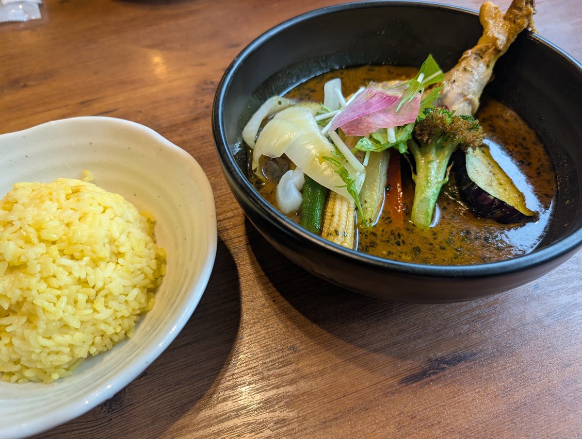 nyarworker's tweet photo. 先日食べに行ったスープカレー、とても美味でした https://t.co/eGOm6rHOsu