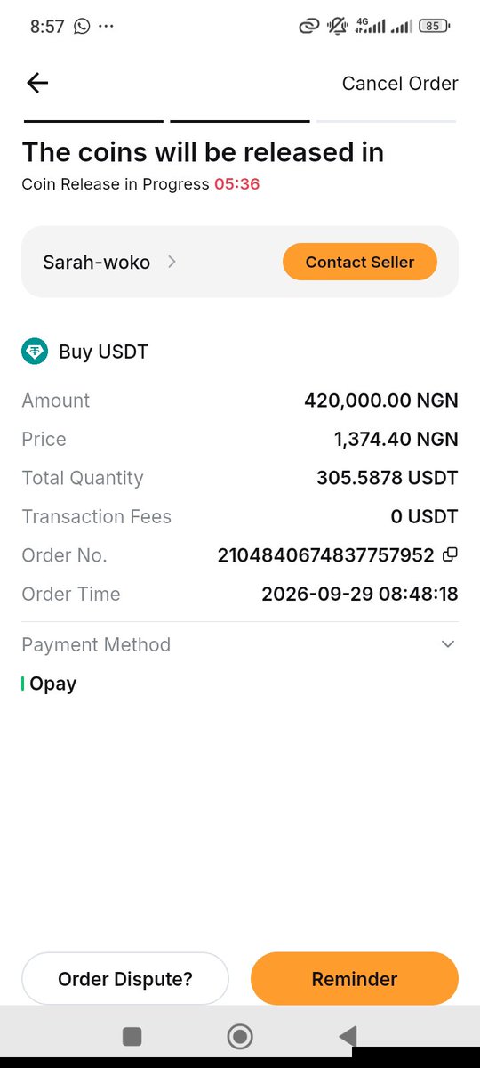 this_is_network's tweet photo. Someone scammed me using Nombank

He didn't release my USDT and told me to cancel the order because he can't open his Authenticator 

@nombahq please refund my money 💔 
@Bybit_Official https://t.co/3b8YMXHyK0