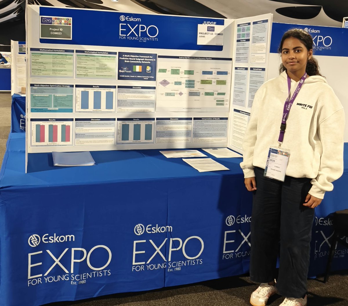 SciFest4STEM's tweet photo. 🇮🇪 🇿🇦 Day 1 – Project Set-Up in Johannesburg!

The @Exposcience International Science Fair 2026 is underway in Johannesburg, South Africa, running from 29 September to 2 October.
Day 1 is all about getting ready!  #scifest20years @ccathlone @IrishSciTeach https://t.co/c2HZAc8un3