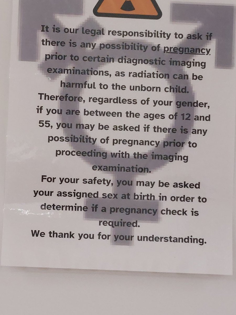 MadeleineEbbs57's tweet photo. Sign of the times we are being forced to live in. Just came across this signage in a hospital;
WT actual F .. https://t.co/2gtcjzyGYH