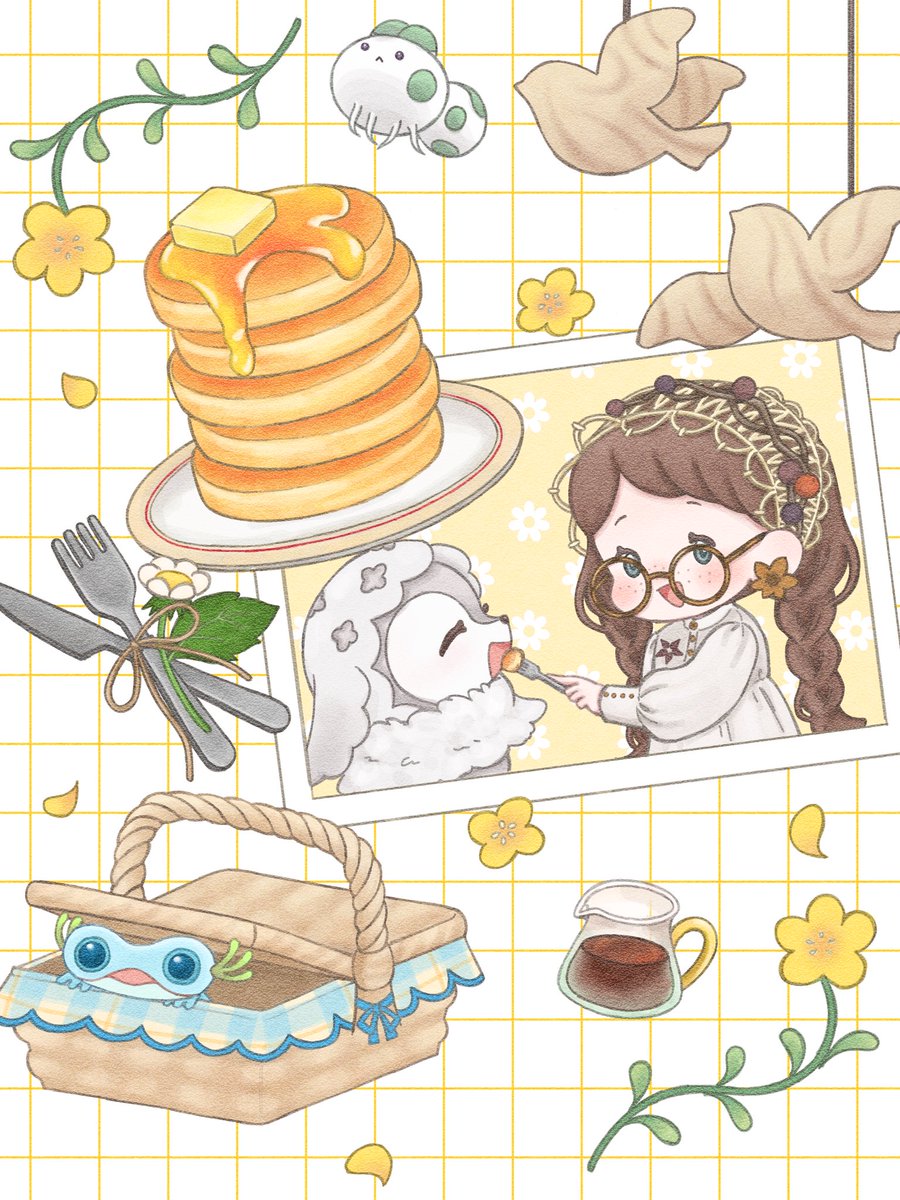 penpengusa__'s tweet photo. #リヴリー研究作品
 🌿☕️👒👜🥞🍃 https://t.co/BTN7DZQ13T