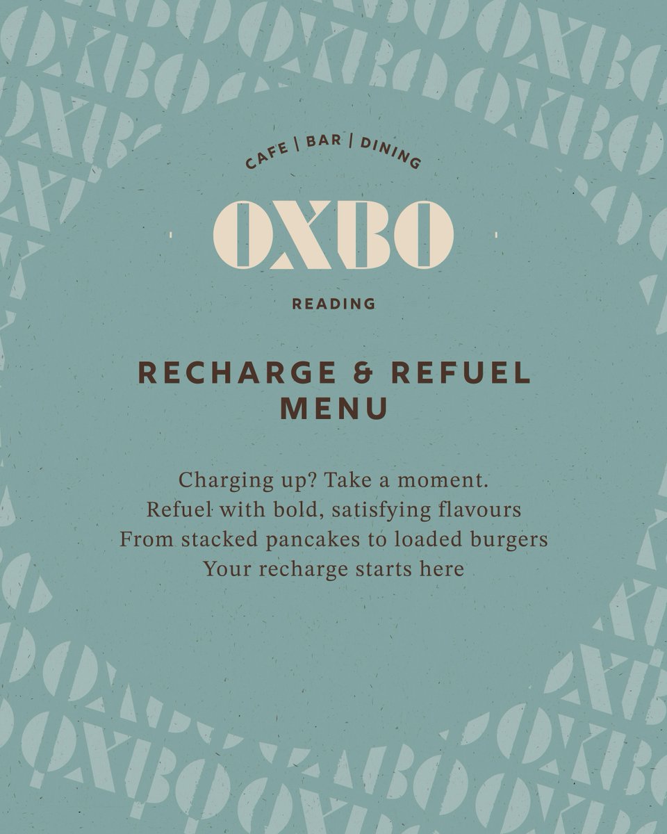 OxboReading's tweet photo. Charging up? Come and refuel! โ๏ธ
We now have 4 new EV chargers on site, so while you charge your car, pop into OXBO Reading and enjoy our Recharge & Refuel menu. ๐ฅ๐ด
#OXBOReading #RechargeAndRefuel #EVCharging #ReadingFood #HiltonReading https://t.co/1KbvTsAhud