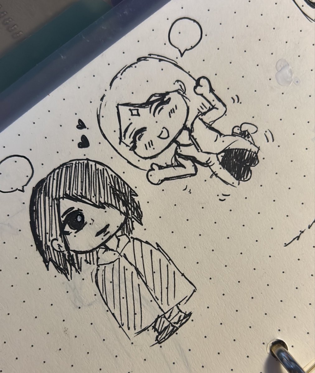 nyxelia8's tweet photo. A quick doodle after class… somehow it turned into chibi SasuSaku 🫶🏻 https://t.co/5IIJjZqDXY