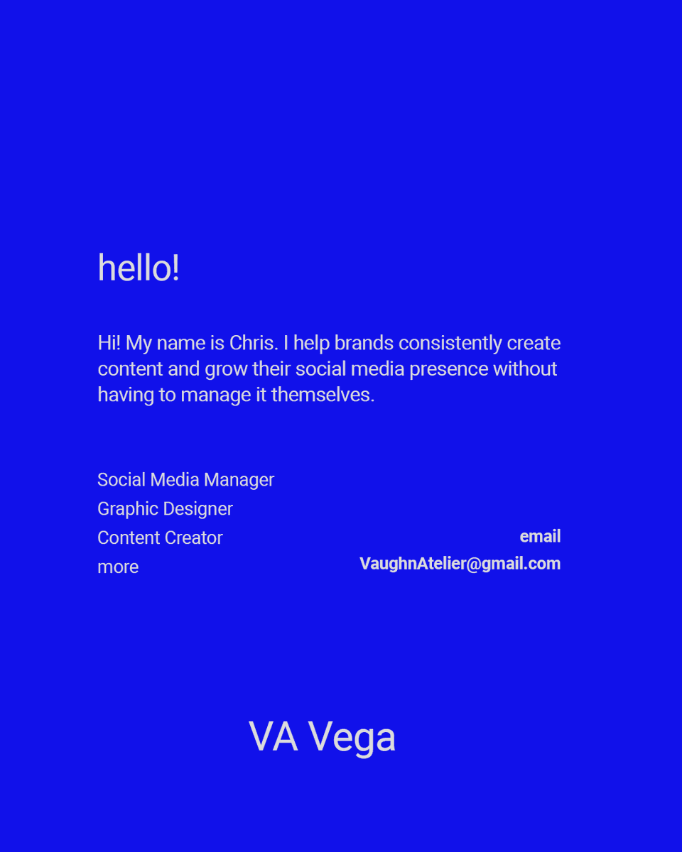 TheVillainEye's tweet photo. I manage your social media so you don’t have to

I provide social media management + marketing, content creation and strategy, short form video editing, and more for business and brands.

enquire : VaughnAtelier@gmail.com

#socialmediamanagement #ContentStrategy #shortform https://t.co/HgxXsoUhhn