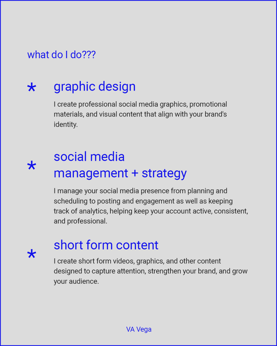 TheVillainEye's tweet photo. I manage your social media so you don’t have to

I provide social media management + marketing, content creation and strategy, short form video editing, and more for business and brands.

enquire : VaughnAtelier@gmail.com

#socialmediamanagement #ContentStrategy #shortform https://t.co/HgxXsoUhhn