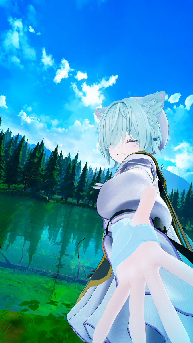 ruamaru_vrc's tweet photo. ほら、いくよ！！
#Kirisame3D https://t.co/nUwiNjwPyz