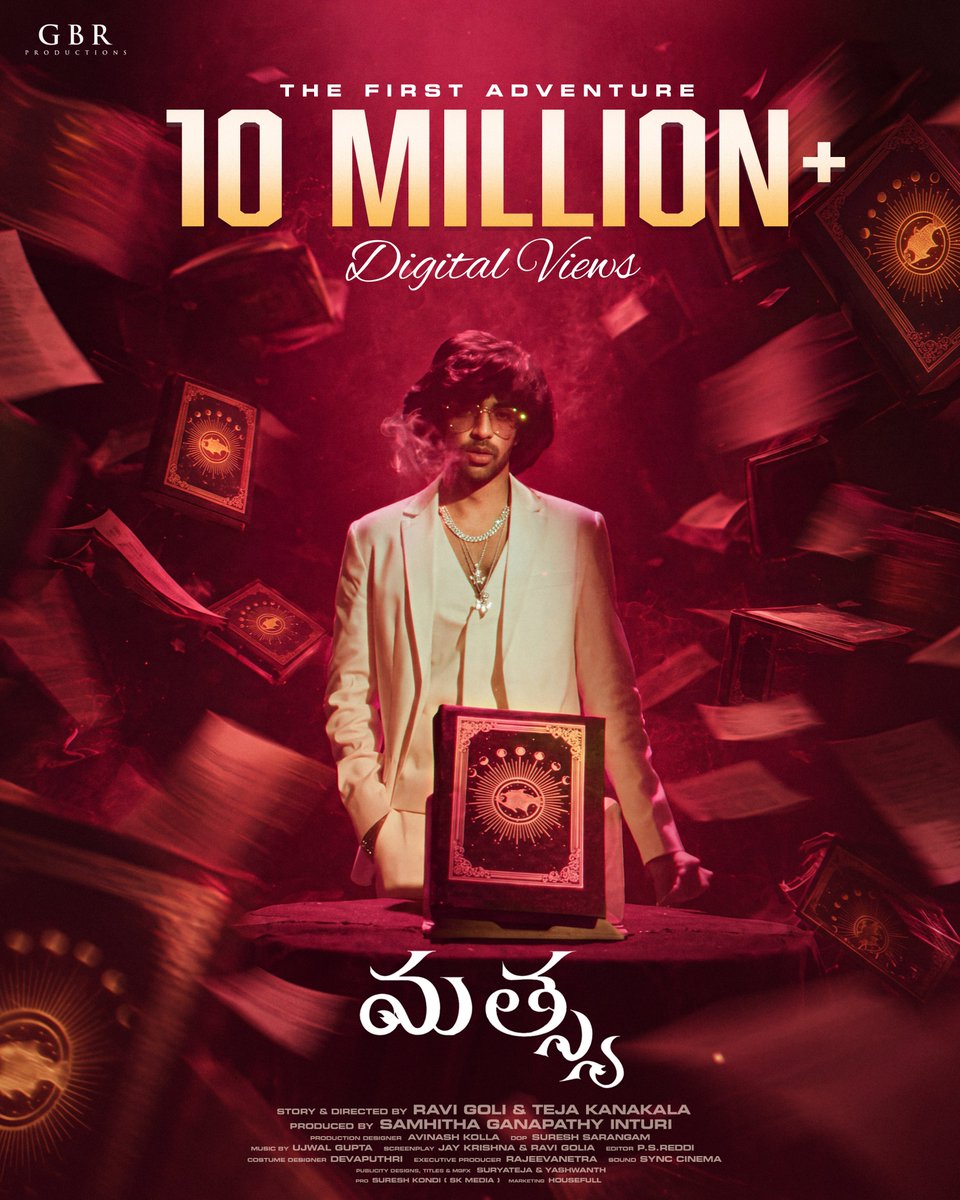 GBRProdOffl's tweet photo. The depths are calling… and the adventure is only getting BIGGER! 🌊🔥

#Matsya FIRST ADVENTURE crosses 10 MILLION+ DIGITAL VIEWS & COUNTING! 🚀

ICYMI - https://t.co/rShtWqCADI

Introducing #Vivasvaan 🔥

Directed by #RaviGoli & #TejaKanakala
Produced by #SamhithaInturi

@GBRProdOffl #MatsyaTheMovie #WhatTheBIGFISH?