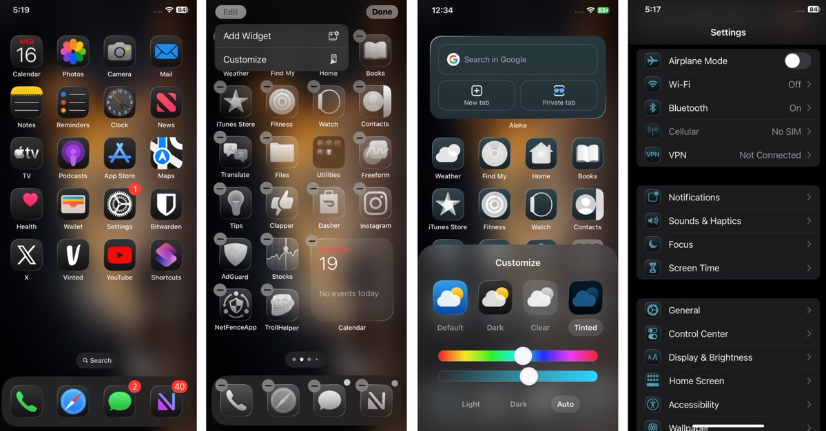 foxfortmobile's tweet photo. My tweak Akino is now live on Havoc repo. 
if you find any icon not looking good, make sure to report them from Akino settings > "report icon".
The tweak supports ios 15-17 (Dopamine/Palera1n). Relaxin/Roothide is not supported. https://t.co/CX4A3gyIdG