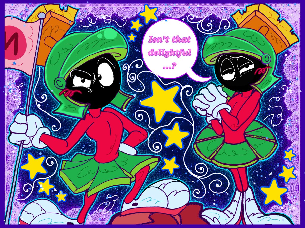pink_polkadot18's tweet photo. Marvin the Martian💜🧁🦄🚀 https://t.co/hAg1DxPzVS