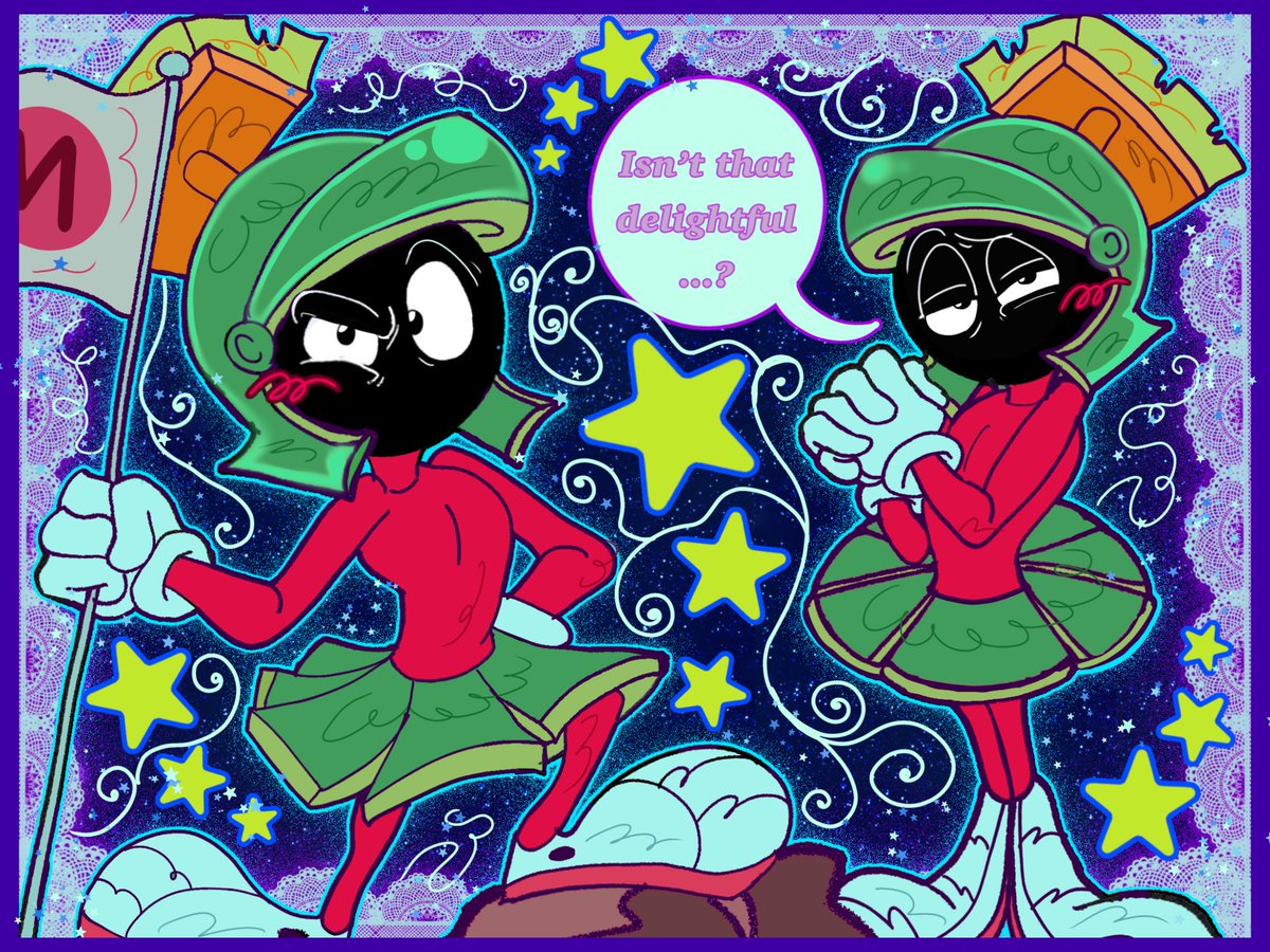 pink_polkadot18's tweet photo. Marvin the Martian💜🧁🦄🚀 https://t.co/hAg1DxPzVS