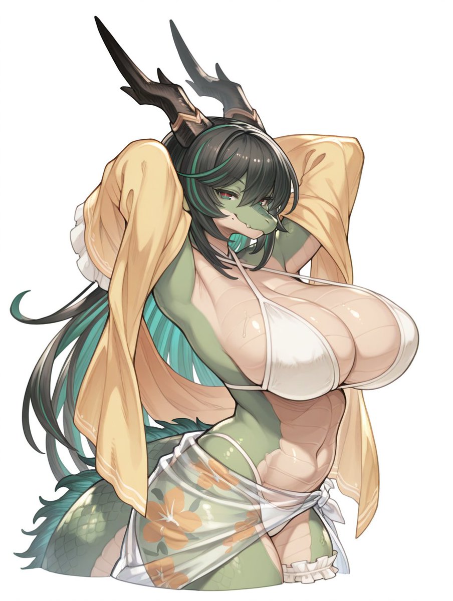 shikata_nee's tweet photo. デカパイ水着ドラゴン https://t.co/IrE3nhNGC3