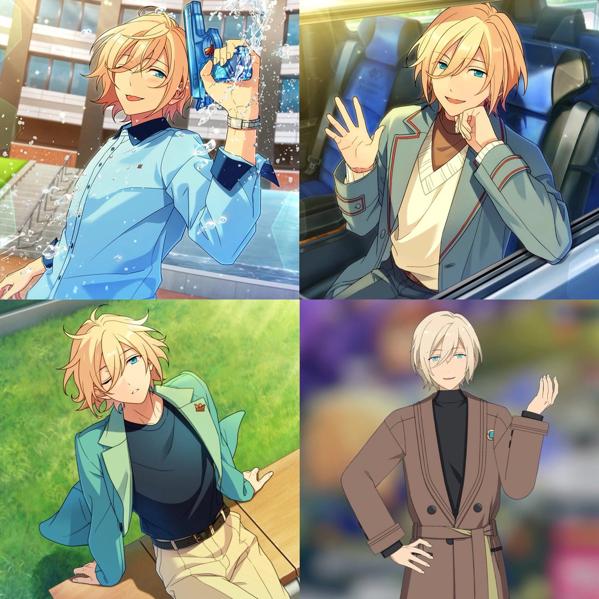 tenshidaily's tweet photo. eichi causal outfits from year 1 - year 2 https://t.co/IX6GO8MsGM