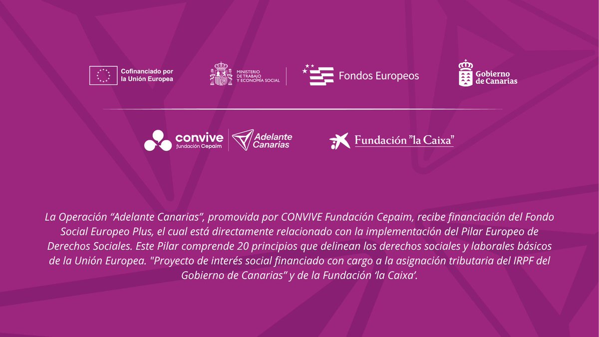 CMConvive's tweet photo. 🤝 Tercer sector, empresas y municipios rurales se reúnen para compartir experiencias, identificar retos y buscar nuevas formas de colaboración.

Porque la inclusión laboral no depende de un único actor: necesita alianzas.
#FondosEuropeos #GobiernoCanarias @FundlaCaixa @empleogob https://t.co/rOQiduWqCr