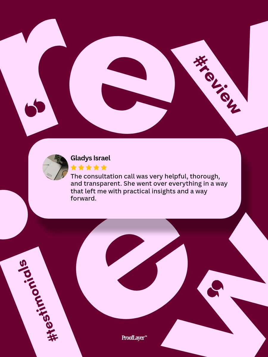 prooflayerpr's tweet photo. Real feedback from someone who took the first step. 🤍

Clarity can change everything when you’re unsure what to do next.

Thank you, for trusting ProofLayer. https://t.co/pnxzLJgVvn