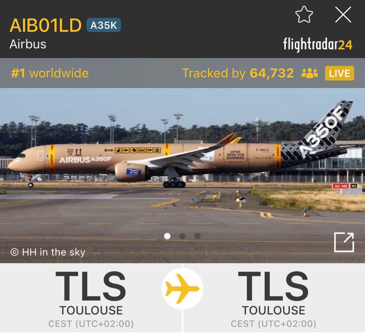 flightradar24 tweet picture