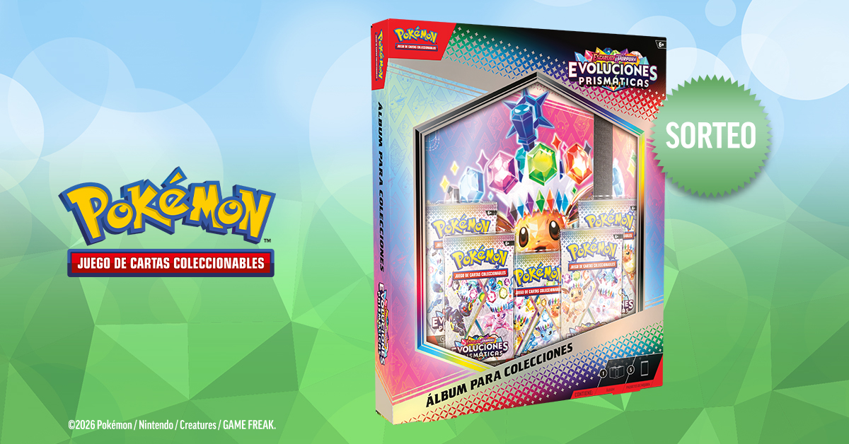 Bandai_es's tweet photo. 🌈✨ ¡Entrenadores, ha llegado el momento de darle un hogar a vuestras Evoluciones Prismáticas! 🃏💫

¡Hoy ponemos en juego un increíble Álbum para colecciones de Evoluciones Prismáticas! 📖✨ Con 42 páginas y capacidad para guardar hasta 9 cartas por página, además de 5 paquetes de mejora de Escarlata y Púrpura – Evoluciones Prismáticas. 👀🔥

¿Listo para abrir sobres, descubrir nuevos Pokémon y empezar a completar tu colección? 🌟🃏

Solo un entrenador se llevará este premio... 🎯 ¿Serás tú quien consiga hacerse con él? 🍀

Para participar:

✅ Síguenos
🔁 Haz RT a este post
💬 Menciona a ese amigo/a con quien compartirías la emoción de abrir estos sobres

📅 Tienes hasta el 30 de septiembre a las 12:00 para participar
📍 Sorteo válido únicamente en España
📜 Bases legales: https://t.co/eRYyLBzpjj

🍀 ¡Mucha suerte, Entrenadores! Que las Evoluciones Prismáticas os acompañen. 🌈✨

#PokemonTCG #EvolucionesPrismaticas #SorteoPokemon