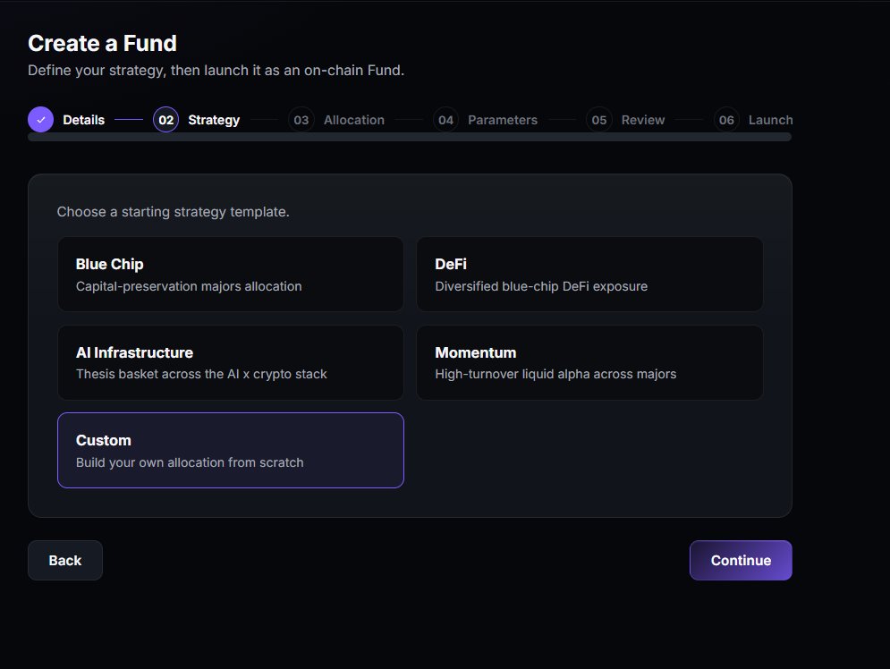 morrowfunds's tweet photo. Details → Strategy → Allocations → Parameters → Review → LAUNCH

No complicated process. Just define your Fund, set the parameters, review everything and launch.

That’s how easy it is to launch a fund on $MORROW. https://t.co/ZitMyeQmXt