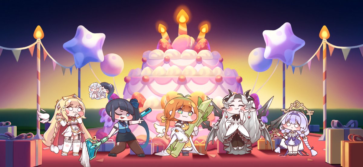 R7iF's tweet photo. これがウワサの誕生日演出…！ https://t.co/6fuRuJjAl0