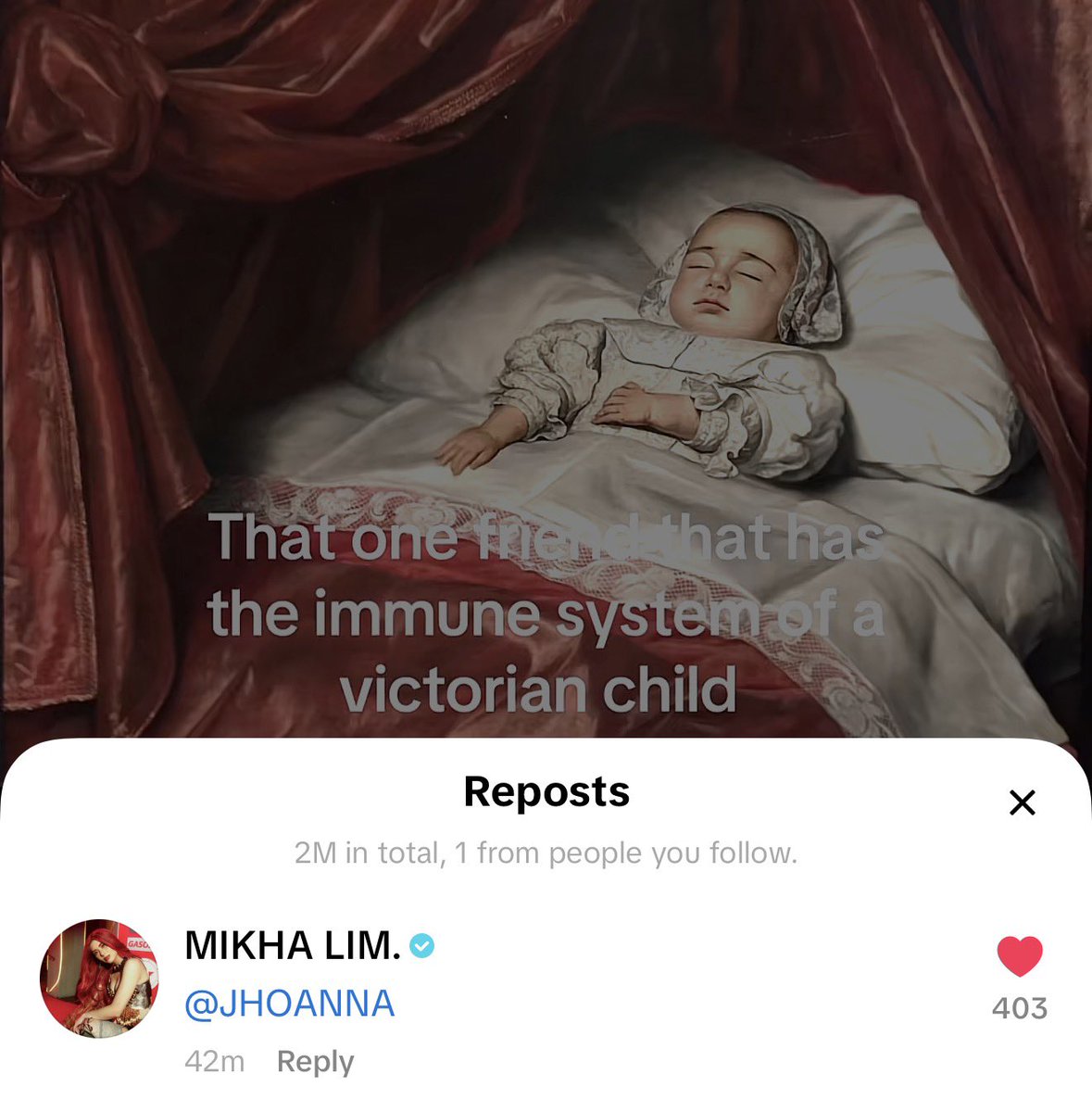 mikhwave's tweet photo. JHOMIKHA ANUTO 😭 https://t.co/3xGmB2cXUU