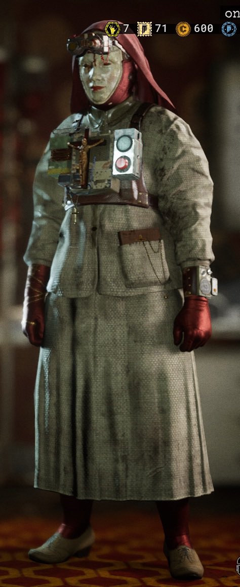 rexlockley's tweet photo. #outlasttrials im in love with the scarlet rosie skin i ended up making an oc out of her https://t.co/8zFEJ7lz2G
