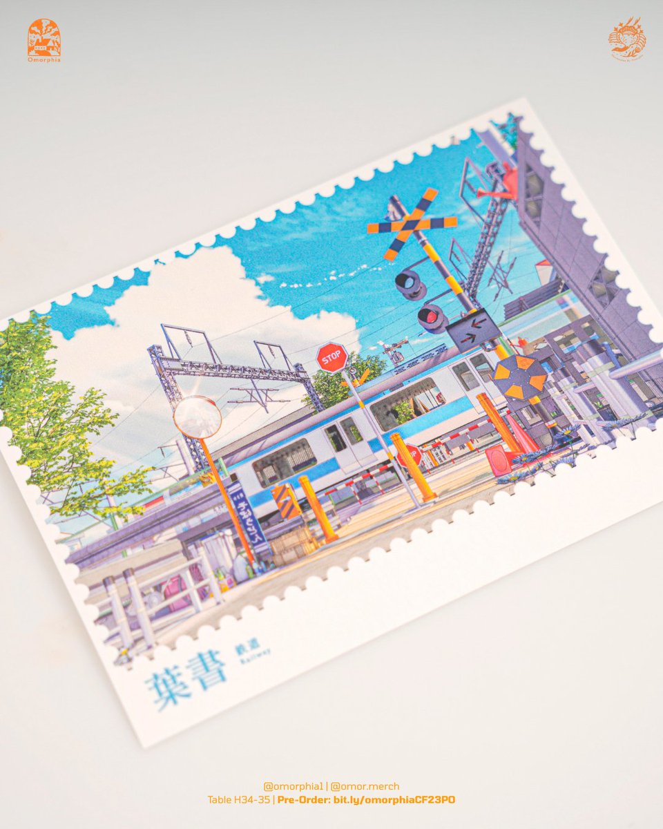 Omorphia1's tweet photo. decided to upgrade my postcard design for #CF23 ✨ https://t.co/kVFlI51aJq