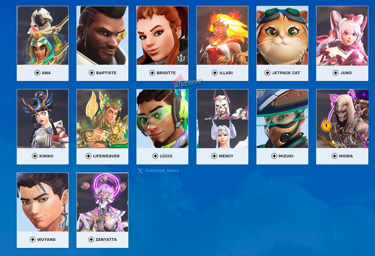 overfire_news's tweet photo. Who’s getting the next Mythic Hero Skin in #Overwatch? 👀

Here are all the heroes who already have one (or in some cases two). Who do you think will get the next Mythic? https://t.co/gibsCuBViy