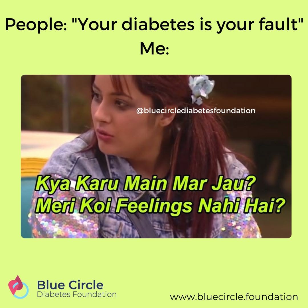 bluecirclediab's tweet photo. Has anyone said this to you? How did it make you feel?😭😭
.
.
.
#Diabetes #MidWeekMemes #meme #MentalHealth #BigBoss https://t.co/FXjC3G0See