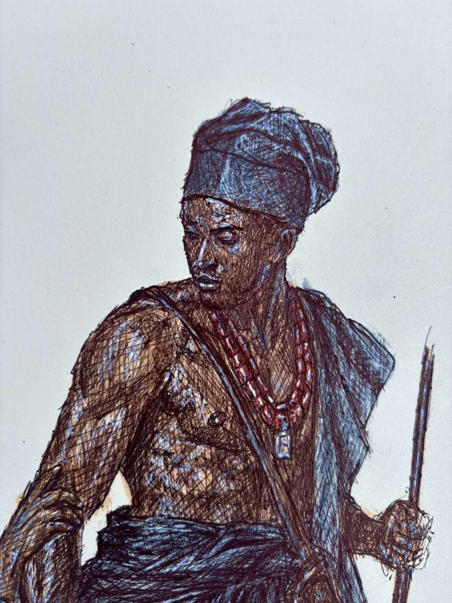 ini_oluwa_'s tweet photo. See details of my new artwork: “Máìtíìlọ”, I painted it with ink and acrylic on Strathmore paper; and it’s 12 x 16 inches. 

“Máìtíìlọ” is a Yorùbá phrase meaning “Don’t leave yet”. 

Available for acquisition
Dm for enquiries https://t.co/7zvnSRwJK1