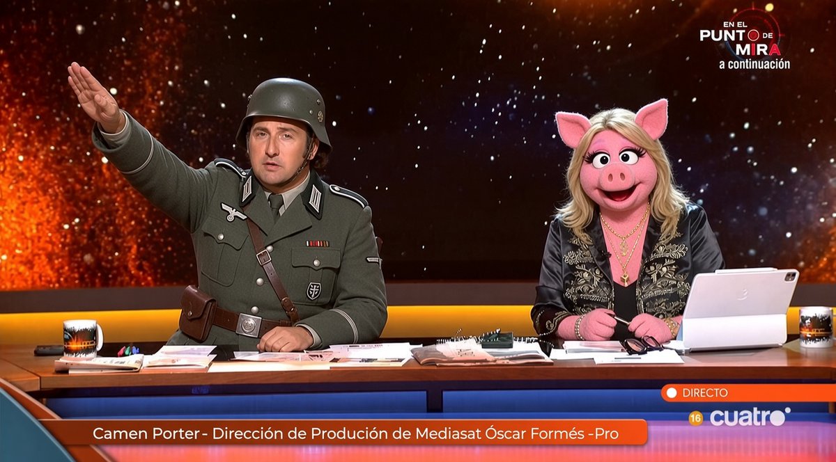 elosqar's tweet photo. Los payasos de la tele https://t.co/TeAeKSrcb2