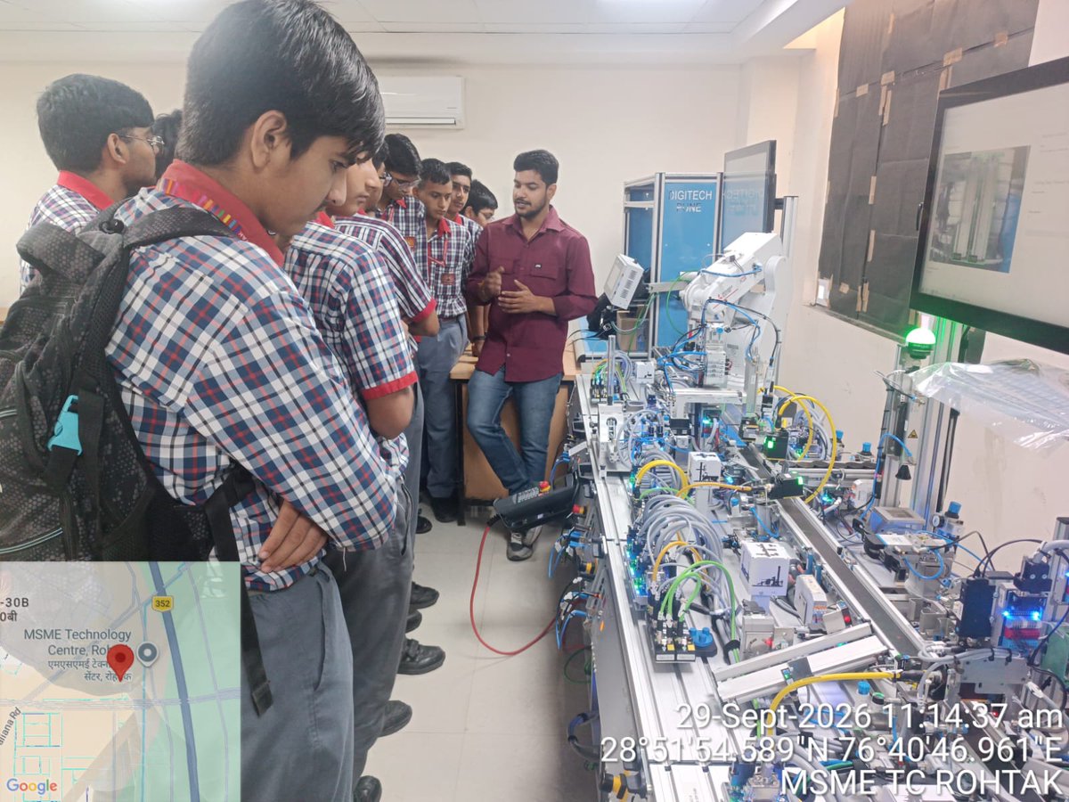 msmetcrohtak's tweet photo. Activity–2 | School Innovation Council (SIC) under DICE Initiative
🏫Kandriye Vidhyalya Rohtak
🔍Field Visit &amp; Idea Creation 💡
As part of the DICE Initiative, students participated in Field Visit and Idea Creation, providing them an opportunity to observe real-world challenges https://t.co/YHId3fK9mY