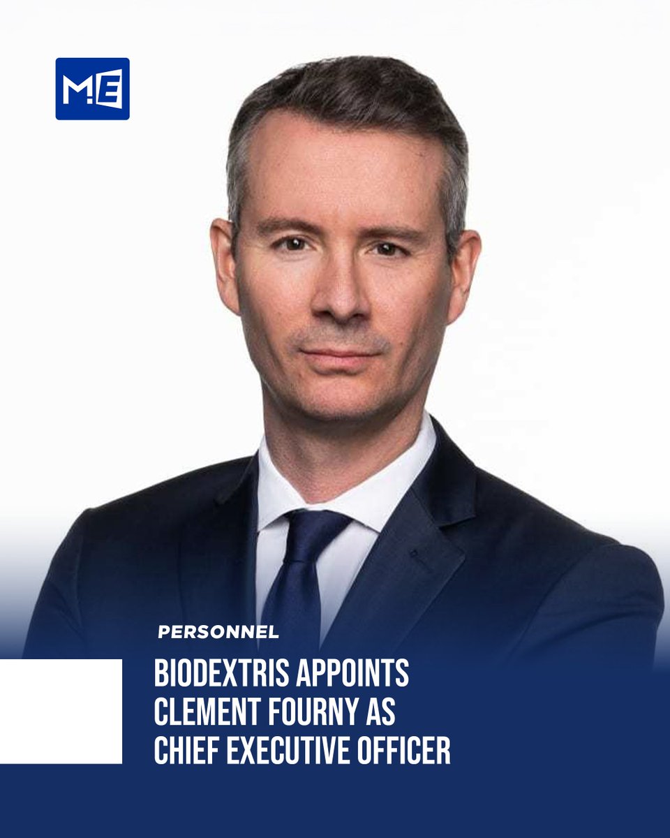 MedEdgeMEA's tweet photo. @Biodextris1 appoints Clement Fourny as CEO, bringing 20+ years of life sciences and healthcare leadership experience.
#Biodextris #CDMO #MedEdgeMEA https://t.co/B6qVi5INNI