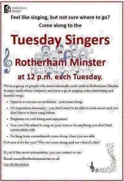 Stag_RosePPG's tweet photo. #tuesday @RothMinster Connections #EndLoneliness
Catch Up Cafe - 10am - 12noon
Just Meals Hub -11am - 1pm - details below
Tuesday Singers - 12noon -12.45pm
Have a cuppa, chat, make new friendships.
#crafts #chat #CommunityEngagement #communitymatters #musicislife #singers https://t.co/qkqfT6dq0z