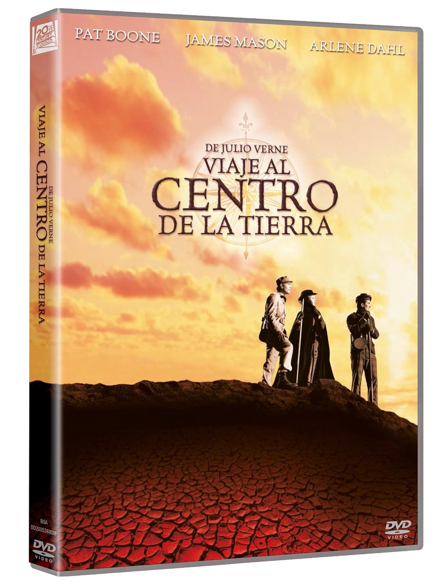 libretacine's tweet photo. El 24 de agosto @DivisaFilms puso a la venta el #DVD del clásico de 1959, #ViajeAlCentroDeLaTierra dirigido por #HenryLevin y protagonizado por #PatBoone #JamesMason y #ArleneDahl basado en la novela de #JulesVerne
https://t.co/oktZ0ph114
#Cine #FormatoFísico #FelizMartes https://t.co/IboZ5rQaXU