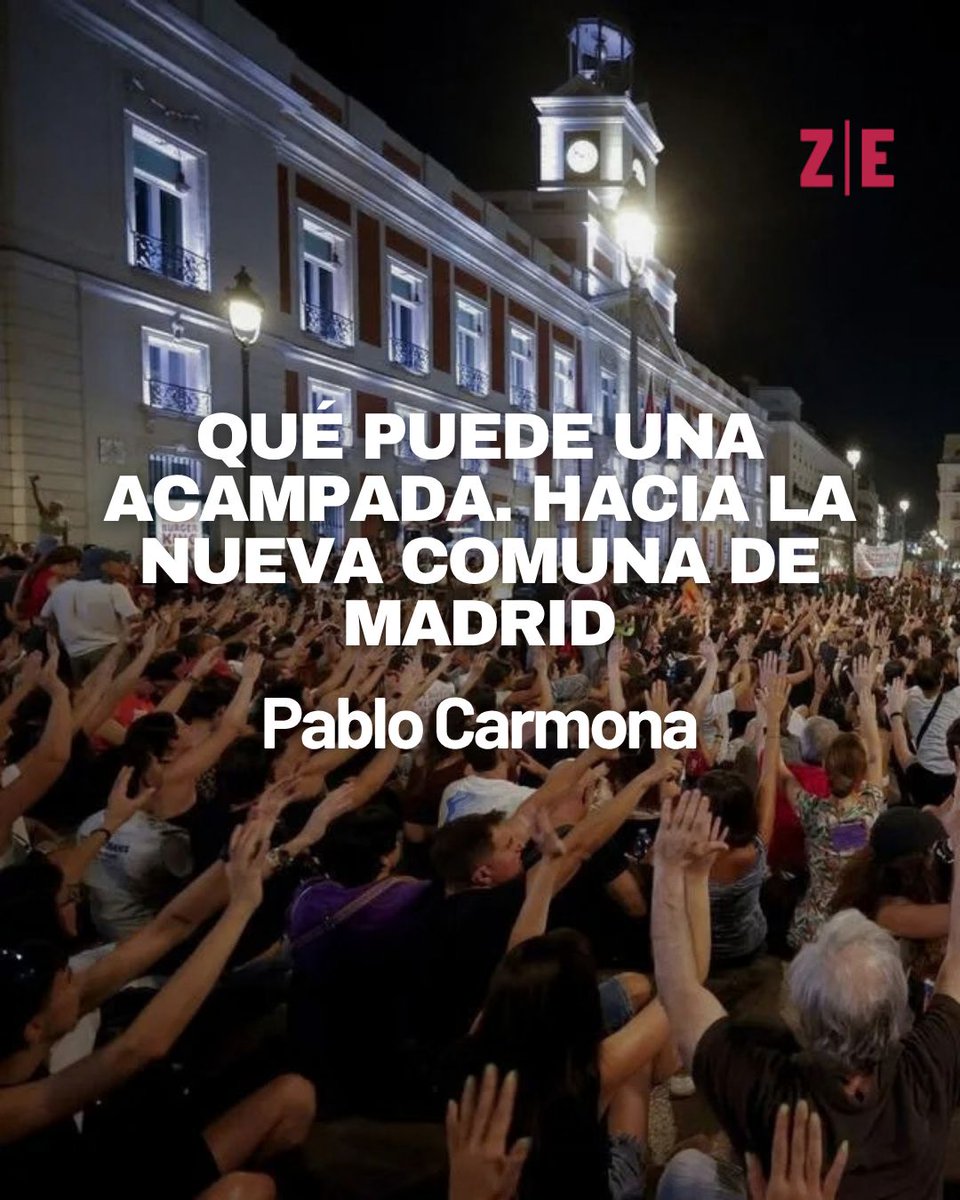 zonaestrategia's tweet photo. El nuevo movimiento de las plazas no debería limitarse a proponer leyes al Parlamento, sino disputar a la representación profesionalizada el monopolio de la política. Por @pblcarmona https://t.co/02l5adRO2u https://t.co/Cz1rxJ3gQ7