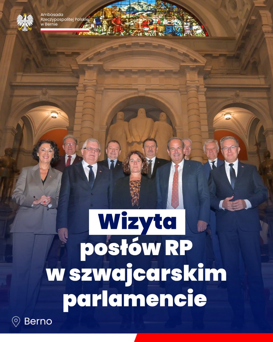 PLinSwitzerland's tweet photo. 🇵🇱🤝🇨🇭 23–24 września posłowie Polsko-Szwajcarskiej Grupy Parlamentarnej odwiedzili Berno. W szwajcarskim parlamencie spotkali się z członkami tamtejszej grupy przyjaźni, w tym Gerhardem Pfisterem. Rozmawiali także z Ministrem Obrony, Martinem Pfisterem.

#MSZ_RP #SejmRP #ParlCH https://t.co/LAkdGEdbKR