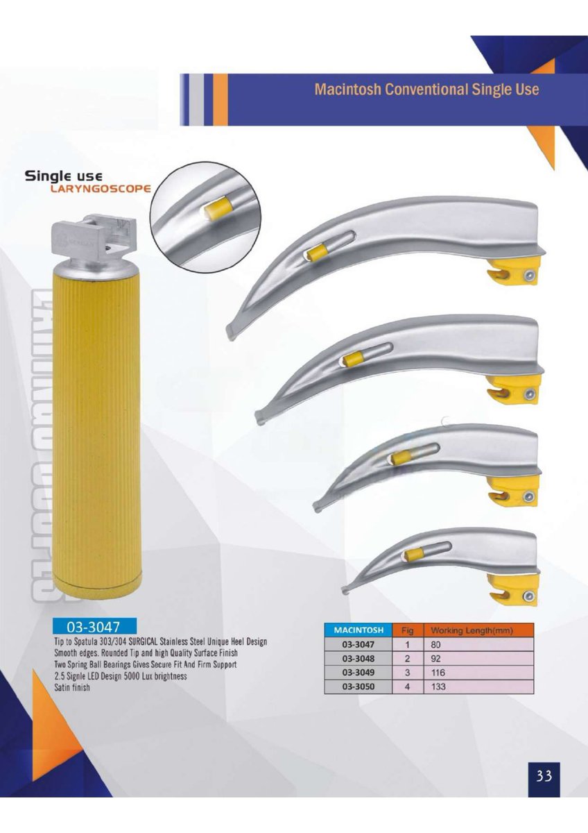 baliimpexar's tweet photo. Zero cross-contamination, maximum precision. Single-use Macintosh laryngoscopes with 5000 Lux LED brightness. 🩺⚡

DM for orders! 📩

#Laryngoscope #MedicalDevices #SurgicalInstrumen

#Laryngoscope #MedicalDevices #BAliImpex #SurgicalInstrument https://t.co/4jFQQEFFx3