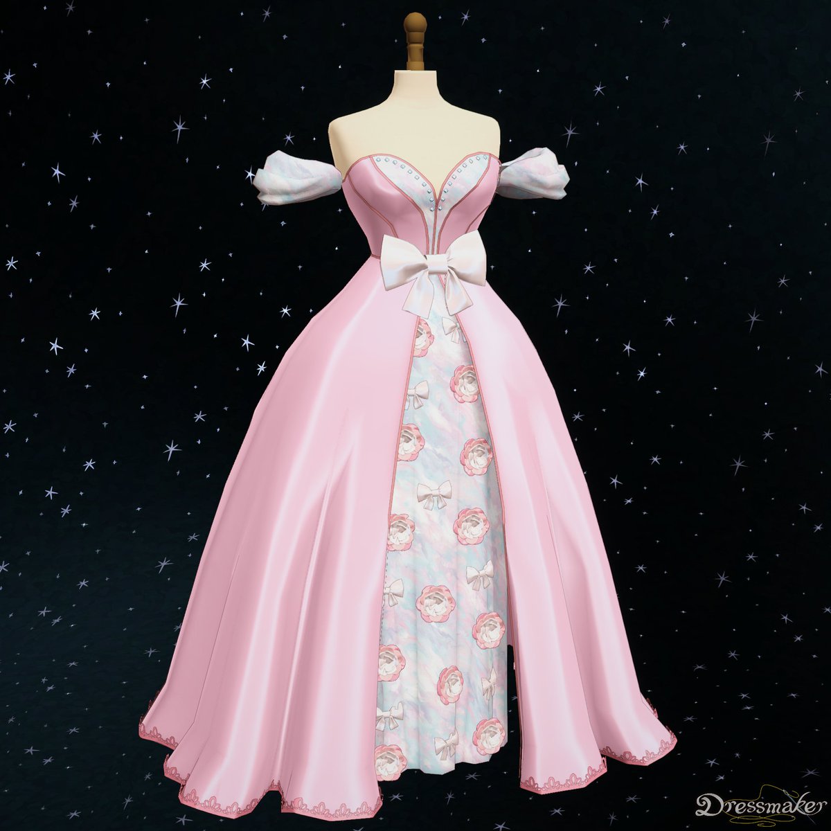 fuufietv's tweet photo. I made 3 vtuber themed dresses today!! One for my beautiful amazing gorgeous oshi Olivia Monroe, another for Chacha, and the last for Marshie!!! 👗 https://t.co/dADLc7AzH9