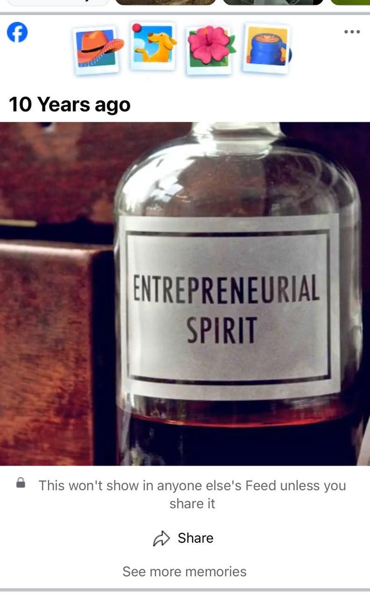 Mo_Oumha's tweet photo. 10 years ago, I posted a photo of a bottle labelled “Entrepreneurial Spirit.”

Since then, I’ve built projects, lost money, learned to code, made mistakes, and started over.

Entrepreneurship is harder than I imagined. I’m still building, and I’m proud I chose this path. https://t.co/oeE8BkYZd3